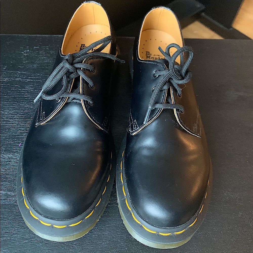 Dr. Martens 1461 Smooth Leather Black Shoes NWOT